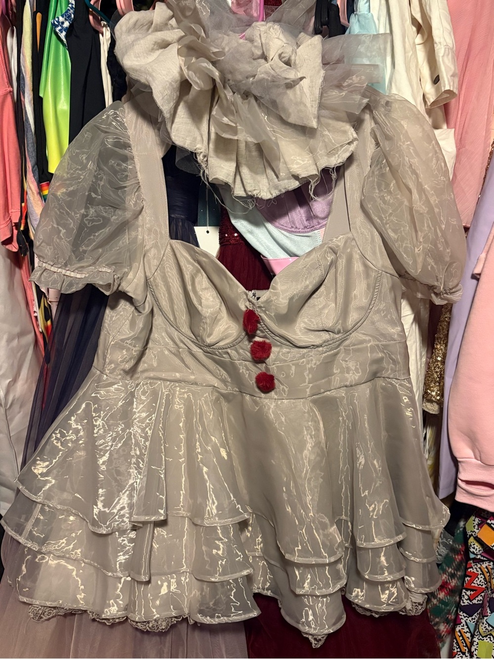 Dolls kill x wb horror clown dress 3x